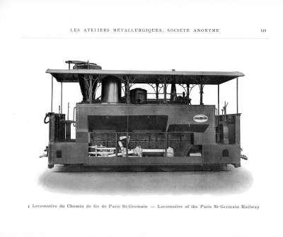 <b>Locomotive du Chemin de fer de Paris St-Germain</b>